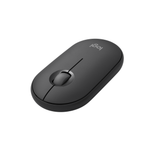 LOGITECH Pebble Mouse 2 M350s Mouse optical 3 buttons wireless Bluetooth 5.2 LE tonal graphite