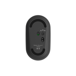 LOGITECH Pebble Mouse 2 M350s Mouse optical 3 buttons wireless Bluetooth 5.2 LE tonal graphite