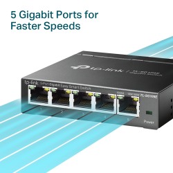 TP-Link TL-SG105E commutateur réseau Géré L2 Gigabit Ethern | JDB-Info