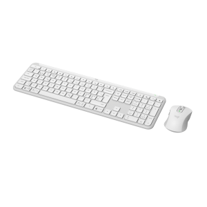 LOGITECH Signature Slim Combo MK950 Keyboard and mouse set wireless Bluetooth 5.1 LE QWERTY off-white (PAN)