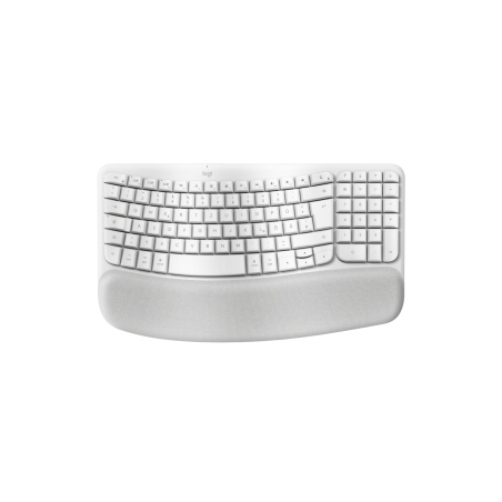 LOGITECH Wave Keys Wireless Ergonomic Keyboard - OFFWHITE - CENTRAL-419 (DE)