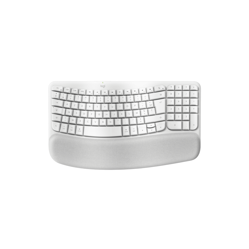 LOGITECH Wave Keys Wireless Ergonomic Keyboard - OFFWHITE (FR)