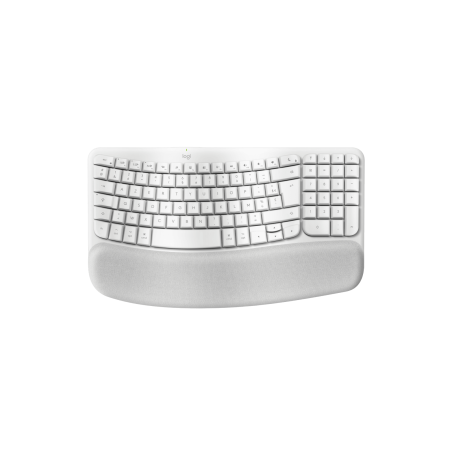 LOGITECH Wave Keys Wireless Ergonomic Keyboard - OFFWHITE (FR)