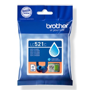 Brother LC521C cartouche d'encre 1 pièce(s) Original | JDB-Info