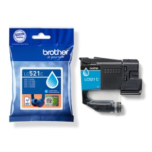 Brother LC521C cartouche d'encre 1 pièce(s) Original | JDB-Info