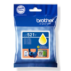 Brother LC521Y cartouche d'encre 1 pièce(s) Original | JDB-Info