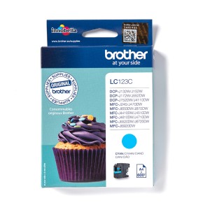 Brother LC123C cartouche d'encre 1 pièce(s) Original | JDB-Info