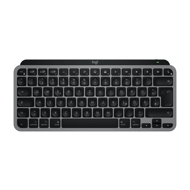 LOGITECH MX Keys Mini For Mac Minimalist Wireless Illuminated Keyboard Space Grey (DE)