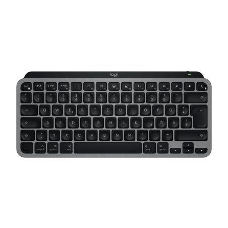 LOGITECH MX Keys Mini For Mac Minimalist Wireless Illuminated Keyboard Space Grey (DE)