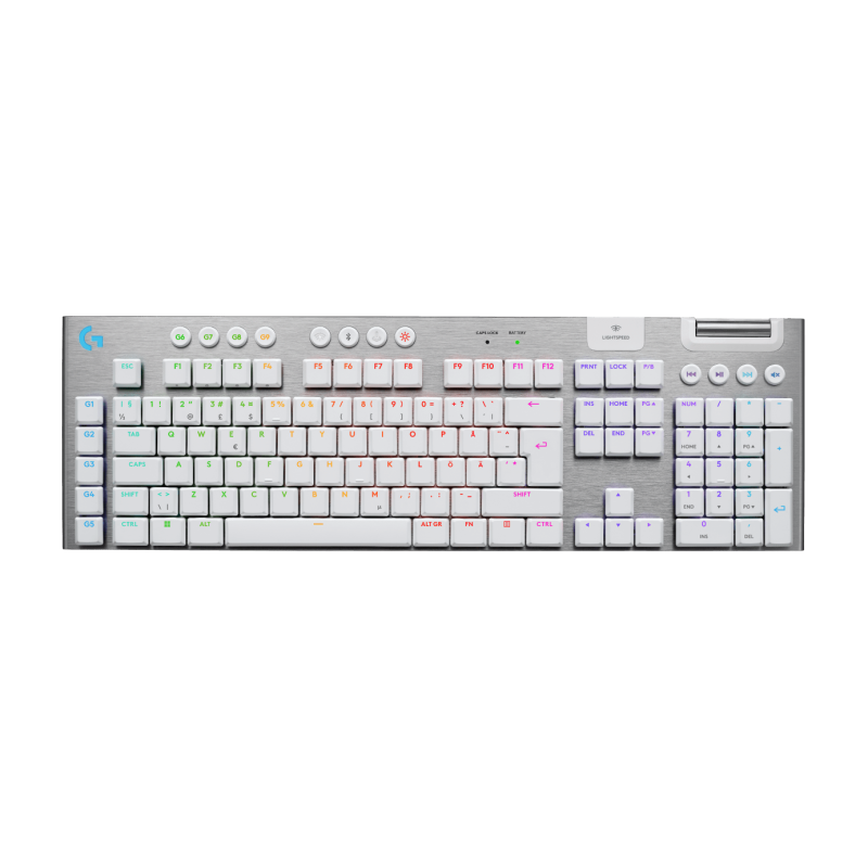 LOGITECH G915 X LIGHTSPEED Wireless Gaming Keyboard White (PAN)