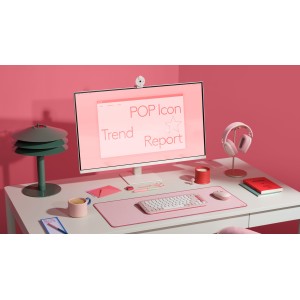 LOGITECH POP ICON COMBO - ROSE (DE)