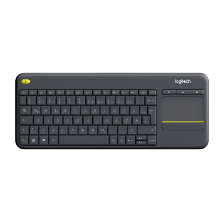 LOGITECH K400 Plus Wireless Touch Keyboard black (DE)