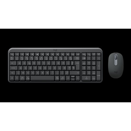 LOGITECH MK250 Wireless Keyboard and Mouse Graphite (FR)