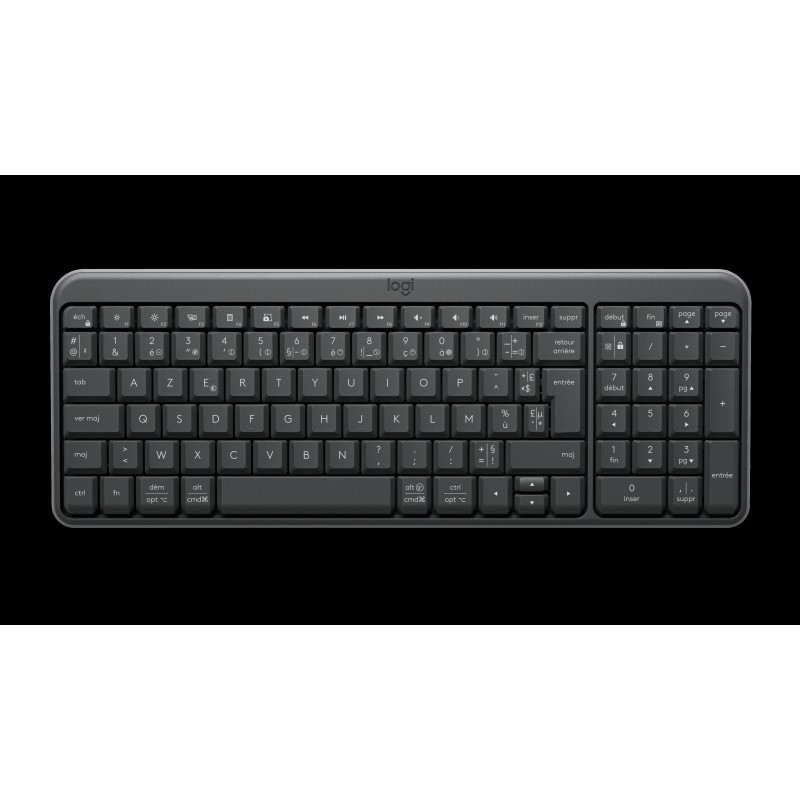 LOGITECH Wireless Keyboard K250 Graphite (FR)