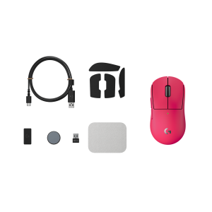 LOGITECH PRO X SUPERLIGHT 2c compact wireless gaming mouse - PINK
