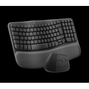 LOGITECH Wave Keys and Lift Combo - GRAPHITE - DEU