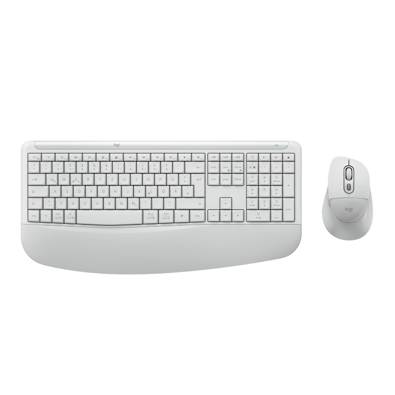 LOGITECH Signature Comfort Plus MK880 - OFF-WHITE - DEU