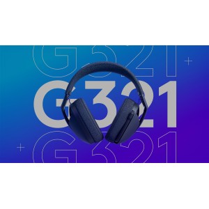 LOGITECH G321 WIRED GAMING HEADSET BLACK