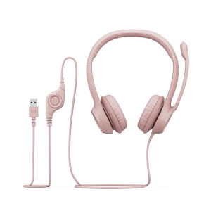 LOGITECH H390 HEADSET ROSE