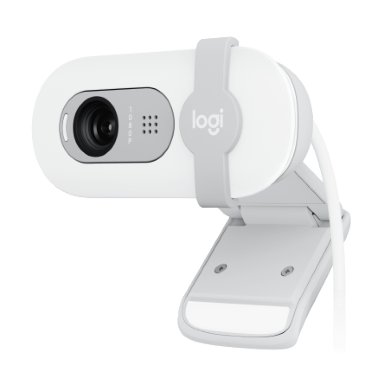 LOGITECH BRIO 100 WEBCAM OFF-WHITE