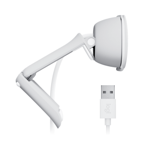 LOGITECH BRIO 100 WEBCAM OFF-WHITE