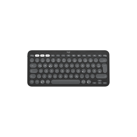LOGITECH Pebble Keys 2 K380s - TONAL GRAPHITE - (DE) - BT - N/A - CENTRAL-419 - UNIVERSAL