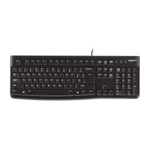 LOGITECH K120 Corded Keyboard black USB (CH)