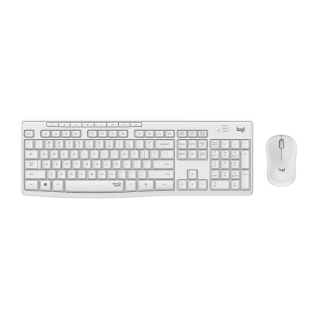 LOGITECH MK295 Silent Wireless Combo - OFF WHITE - FRA - CENTRAL