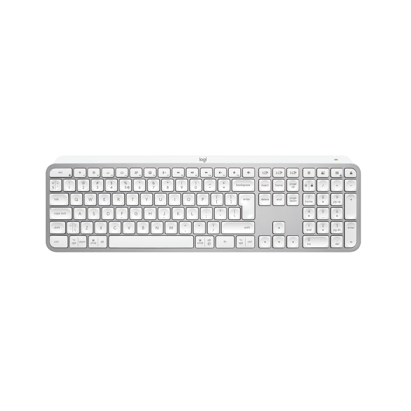 LOGITECH MX Keys S - PALE GREY - (US) INTL - BT - N/A - INTNL-973