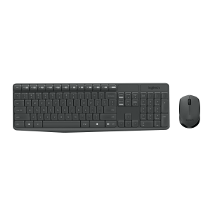 LOGITECH MK235 Wireless Keyboard and Mouse - GREY - HRV-SLV - INTNL