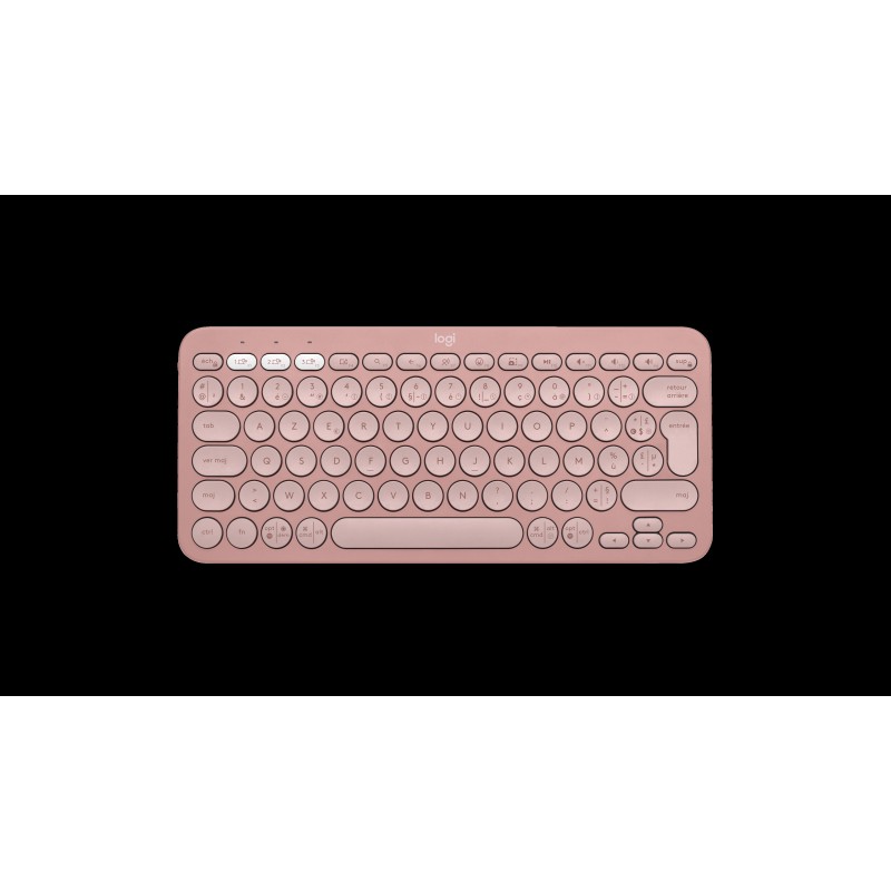 LOGITECH Pebble Keys 2 K380s - TONAL ROSE - (FRA) - BT - N/A - CENTRAL-419 - UNIVERSAL
