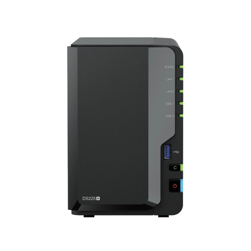 SYNOLOGY NAS avancé à 2 baies pour les utilisateurs domestiques - Stockage de fichiers/Sauvegarde - Port réseau 2.5Gbit/s