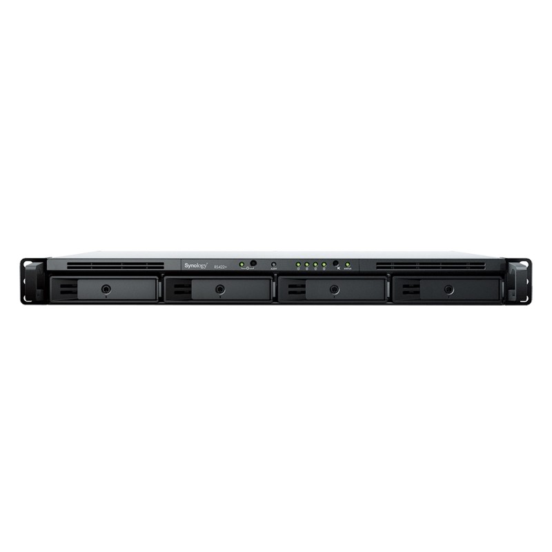 SYNOLOGY RS422+ 4-Bay NAS-Rackmount AMD Ryzen 5 1600 dual-core 2.6GHz 2Go DDR4 ECC
