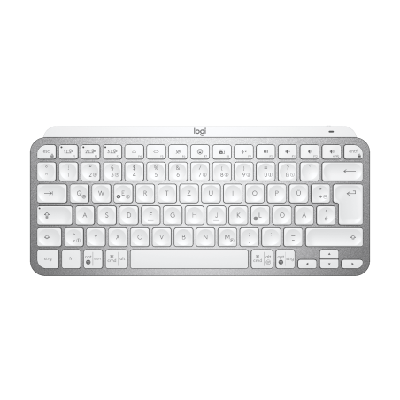 LOGITECH MX Keys Mini Minimalist Wireless Illuminated Keyboard - PALE GREY - CENTRAL (DE)