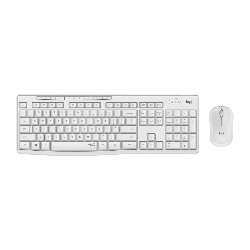 LOGITECH MK295 Silent Wireless Combo - OFF WHITE - US INTL - INTNL
