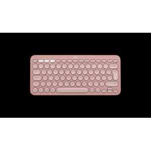 LOGITECH Pebble Keys 2 K380s - TONAL ROSE - (US) INTL - BT - N/A - INTNL-973 - UNIVERSAL