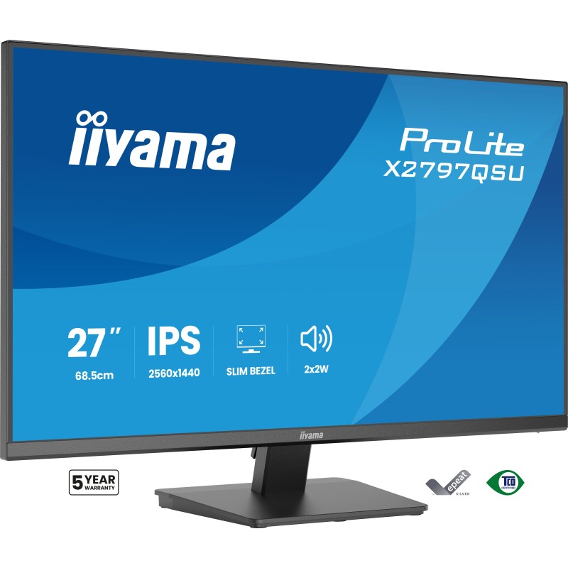iiyama ProLite X2797QSU-B1 écran plat de PC 68,6 cm (27") 2 | JDB-Info