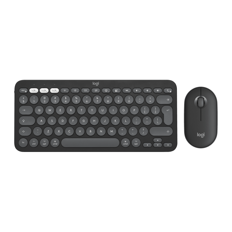 LOGITECH Pebble 2 Combo for Mac - TONAL GRAPHITE - (US) INTL - BT - N/A - INTNL-973 - MAC