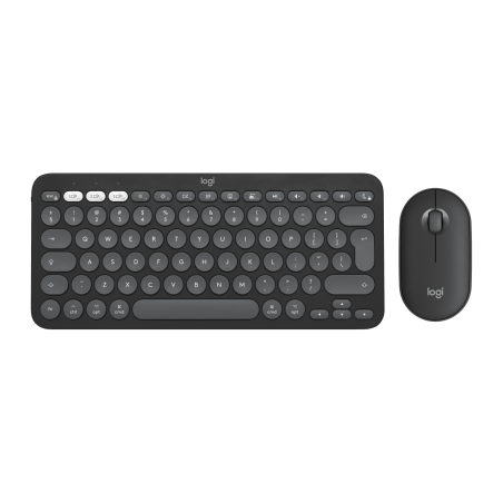 LOGITECH Pebble 2 Combo for Mac - TONAL GRAPHITE - (US) INTL - BT - N/A - INTNL-973 - MAC