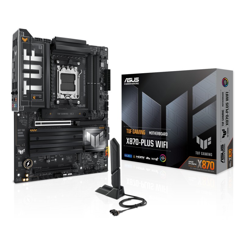 ASUS TUF GAMING X870-PLUS WIFI AMD X870 Emplacement AM5 ATX | JDB-Info