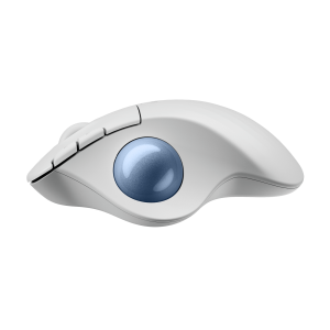 LOGITECH ERGO M575S Wireless Trackball - Off White + Blue Ball