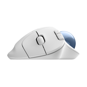 LOGITECH ERGO M575S Wireless Trackball - Off White + Blue Ball