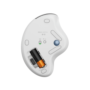 LOGITECH ERGO M575S Wireless Trackball - Off White + Blue Ball