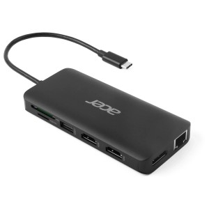Acer USB Type-C Dongle 12-in-1 Black Avec fil USB 3.2 Gen 1 | JDB-Info