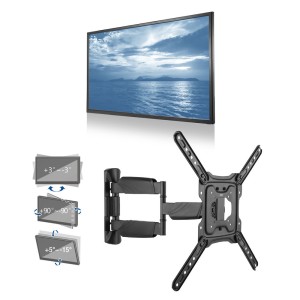 ACT AC8354 support pour téléviseur 139,7 cm (55") Noir | JDB-Info