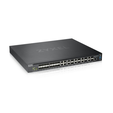 Zyxel XS3800-28 Géré L2+ 10G Ethernet (100/1000/10000) Noir | JDB-Info