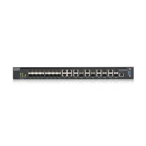 Zyxel XS3800-28 Géré L2+ 10G Ethernet (100/1000/10000) Noir | JDB-Info
