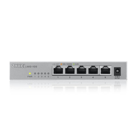Zyxel XMG-105 Non-géré 2.5G Ethernet (100/1000/2500) Gris | JDB-Info