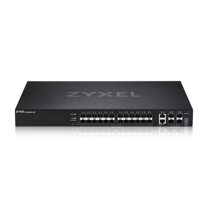 Zyxel XGS2220-30F Géré L3 Noir | JDB-Info