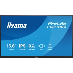 iiyama ProLite P1671HSC-B1 écran plat de PC 39,6 cm (15.6") | JDB-Info